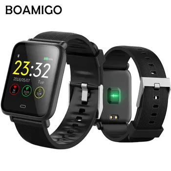 BOAMIGO B9 Bluetooth Smart Watch Heart Rate OLED Sports Bracelet Message Phone Call Remind Sleep Monitor For IOS Android 2019
BOAMIGO B9 Bluetooth Smart Watch Heart Rate OLED Sports Bracelet Message Phone Call Remind Sleep Monitor For IOS Android 2019