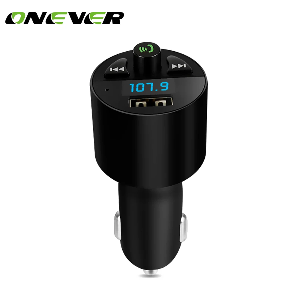 Onever FM Transmitter USB Car Charger Bluetooth Car Kit Music Player Digital LED Display 5V/2.5A Charging Charger For Phones
Onever FM Transmitter USB Car Charger Bluetooth Car Kit Music Player Digital LED Display 5V/2.5A Charging Charger For Phones
