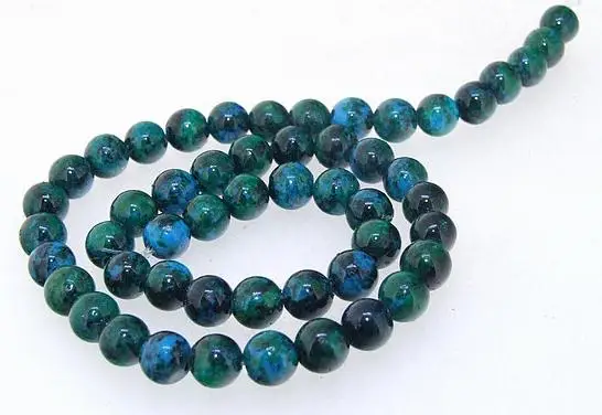Unique Pearls jewellery Store,8mm Round Azurite Chrysocolla Jasper Loose Beads One Full Strand 15'' LC3-0159
Unique Pearls jewellery Store,8mm Round Azurite Chrysocolla Jasper Loose Beads One Full Strand 15'' LC3-0159