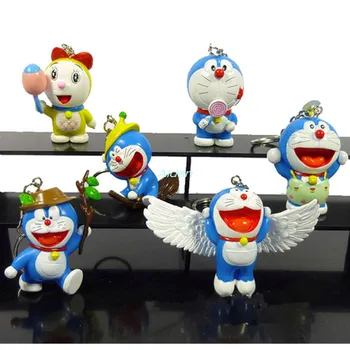 6 Pcs/set Doraemon Pokonyan Cute Keychains Pendant Creative Birthday Gift PVC Action Figure Collectible Model Toy OPP 6CM B884
6 Pcs/set Doraemon Pokonyan Cute Keychains Pendant Creative Birthday Gift PVC Action Figure Collectible Model Toy OPP 6CM B884