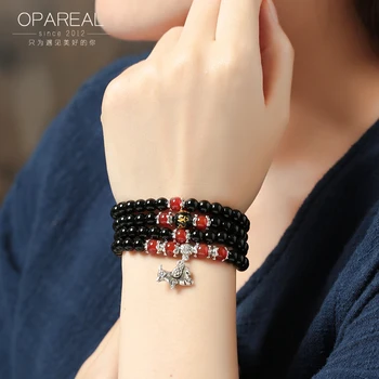 A black onyx 108 BEADS BRACELET MULTI circle crystal twelve zodiac red jewelry fashion for men and women
A black onyx 108 BEADS BRACELET MULTI circle crystal twelve zodiac red jewelry fashion for men and women