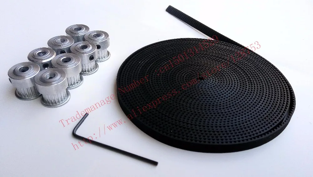 12mm Bore Timing Pulley 2mm Pitch 30 Teeth 6mm Wide Belt Groove for 3D printer G