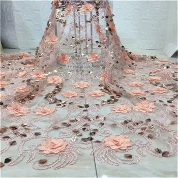 3D Flower Latest Nigerian Tulle Lace 2019 French Net 3d sequins Lace Fabric For Nigerian Wedding Embroidery African Lace Fabric
3D Flower Latest Nigerian Tulle Lace 2019 French Net 3d sequins Lace Fabric For Nigerian Wedding Embroidery African Lace Fabric
