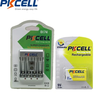 PKCELL 9V Infrared thermometer rechargeable battery PP3 6F22 6LR61 MN1604 9v battery and 9v 1.2v AA/AAA NIMH/NICD battery
PKCELL 9V Infrared thermometer rechargeable battery PP3 6F22 6LR61 MN1604 9v battery and 9v 1.2v AA/AAA NIMH/NICD battery