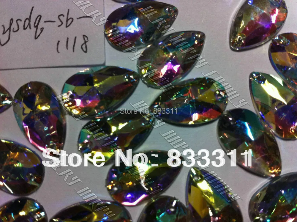 crazy Dazzling-AB Color 11x18mm Acrylic 150pcs Sew on Crystals Drop Rhinestones YSDD-SB-1118 For Sewing Stones Beads Accessories
crazy Dazzling-AB Color 11x18mm Acrylic 150pcs Sew on Crystals Drop Rhinestones YSDD-SB-1118 For Sewing Stones Beads Accessories
