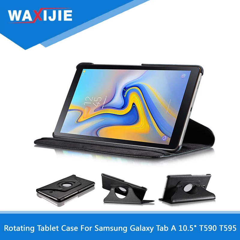 Вращающийся на 360 градусов чехол для Samsung Galaxy Tab A 10 5 "2018 T590 T595 подставка из