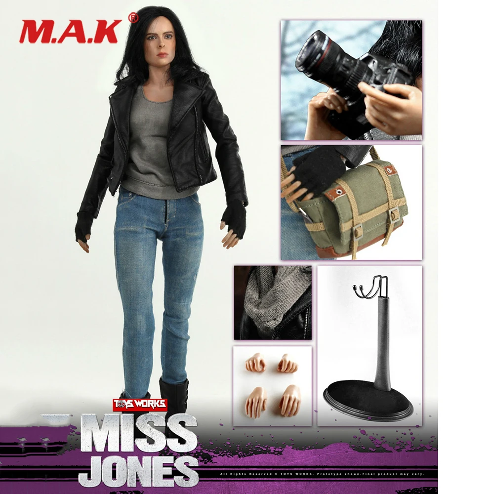 In Stock TW007 1/6 Scale Collectible Full Set Miss Jones Female Action Figure Head Body Clothes Accessories Model for Fans Gifts
In Stock TW007 1/6 Scale Collectible Full Set Miss Jones Female Action Figure Head Body Clothes Accessories Model for Fans Gifts
