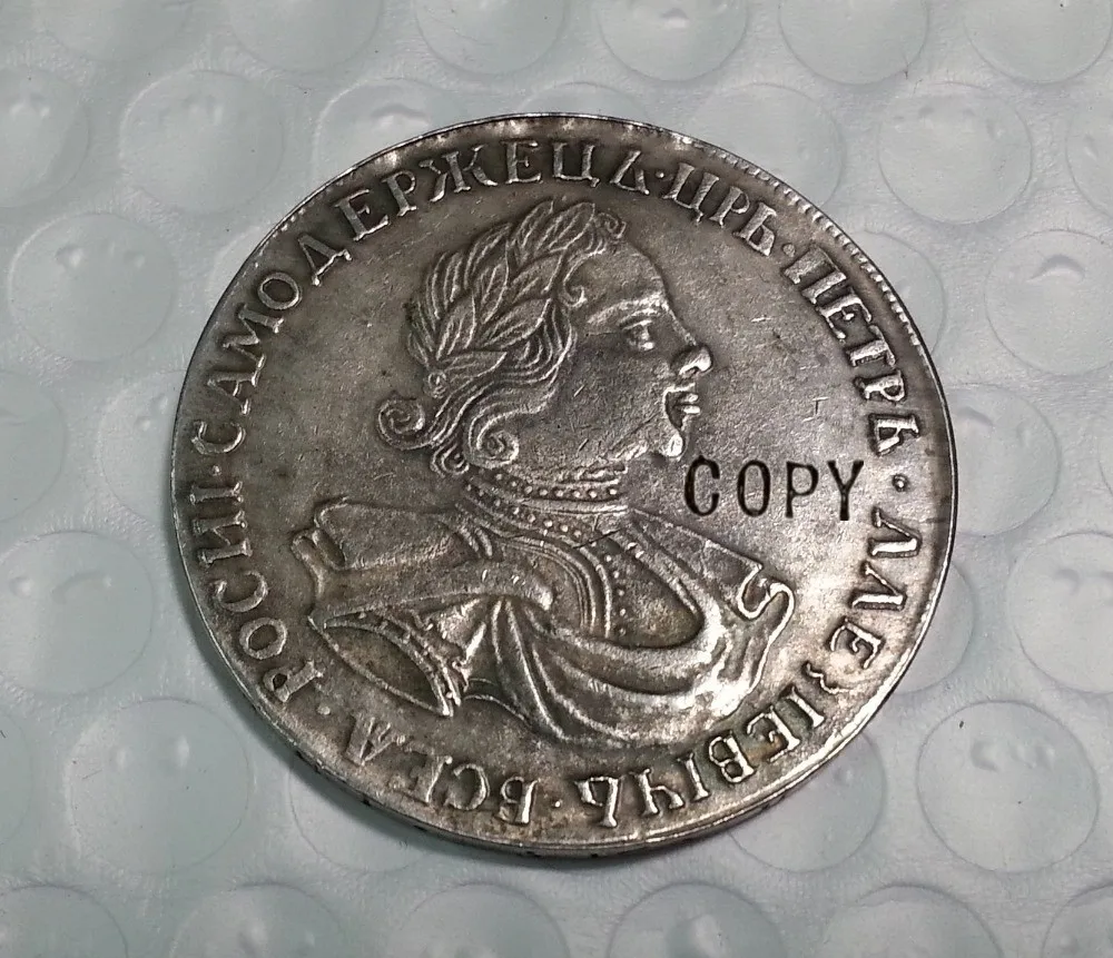 1 ROUBLE 1718 RUSSIA copy coins commemorative coins-replica coins medal coins collectibles badge
1 ROUBLE 1718 RUSSIA copy coins commemorative coins-replica coins medal coins collectibles badge