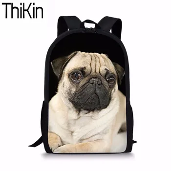 THIKIN Cute Pug Backpack France Bulldog Pattern Children Backpacks for Girls Boys School Bag Kawaii Rucksack Teens Mochilas
THIKIN Cute Pug Backpack France Bulldog Pattern Children Backpacks for Girls Boys School Bag Kawaii Rucksack Teens Mochilas