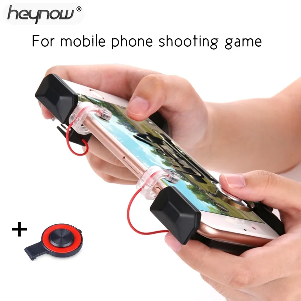 HEYNOW Mobile game controller for PUBG L1/R1 Shooter Trigger Fire Button game joystick mobile game gamepad for iphone for PUBG
HEYNOW Mobile game controller for PUBG L1/R1 Shooter Trigger Fire Button game joystick mobile game gamepad for iphone for PUBG