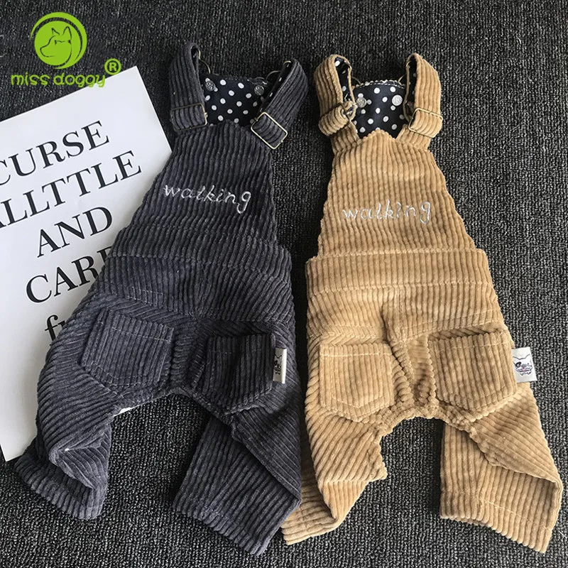 New Autumn Design Pet Dog Rompers Soft Corduroy Overalls for Small Dogs Fashion Casual Doggie Clothes Shih Tzu Costumes 10A
New Autumn Design Pet Dog Rompers Soft Corduroy Overalls for Small Dogs Fashion Casual Doggie Clothes Shih Tzu Costumes 10A