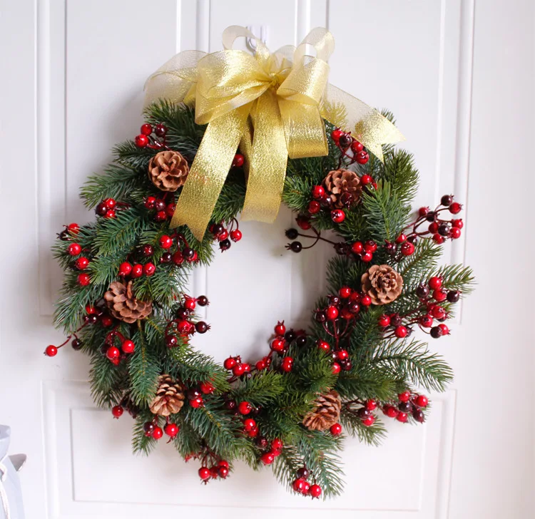 45cm Simulation Christmas pine branch Garland thanksgiving Wreath home decoration Welcome Front Door Wreath Housewarming Gifts
45cm Simulation Christmas pine branch Garland thanksgiving Wreath home decoration Welcome Front Door Wreath Housewarming Gifts
