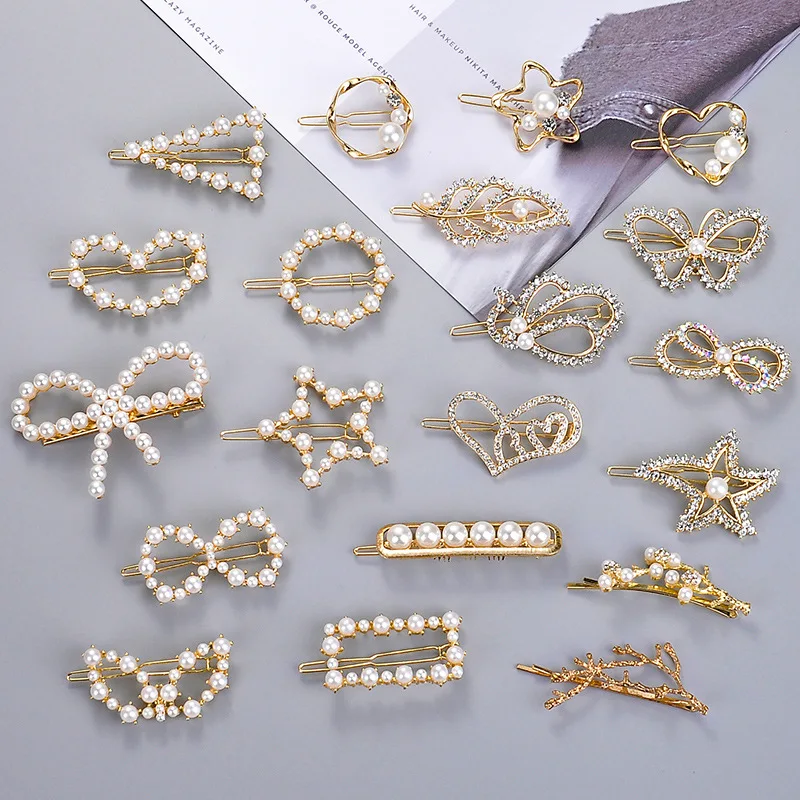 Sweet Hair Clips For Womens Rhinestones Hair Accessoires Headwear Girls Pearl Beautiful Hairpins Hair Ornament Wedding Barrettes
Sweet Hair Clips For Womens Rhinestones Hair Accessoires Headwear Girls Pearl Beautiful Hairpins Hair Ornament Wedding Barrettes