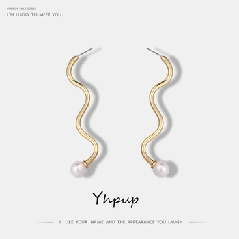 Yhpup New Fashion Simple Zinc Alloy Drop Earrings Simulated Pearl Statement Elegant Earring For Women Pendientes Mujer Moda 2019
Yhpup New Fashion Simple Zinc Alloy Drop Earrings Simulated Pearl Statement Elegant Earring For Women Pendientes Mujer Moda 2019