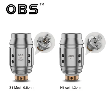 5pcs Original Original OBS Cube Mini Replacement Coil S1 Mesh 0.6ohm N1 Coil 1.2ohm Head Fit E-Cig OBS Cube Mini Tank Vaporizer
5pcs Original Original OBS Cube Mini Replacement Coil S1 Mesh 0.6ohm N1 Coil 1.2ohm Head Fit E-Cig OBS Cube Mini Tank Vaporizer