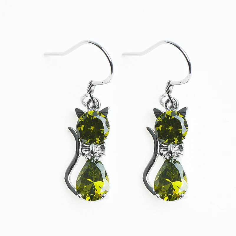 QCOOLJLY Hot Sell Fashion 11 Colors Hight Quality Crystal Cute Cat Shaped Pendant Drop Earrings For Women Long Earring Brinco
QCOOLJLY Hot Sell Fashion 11 Colors Hight Quality Crystal Cute Cat Shaped Pendant Drop Earrings For Women Long Earring Brinco