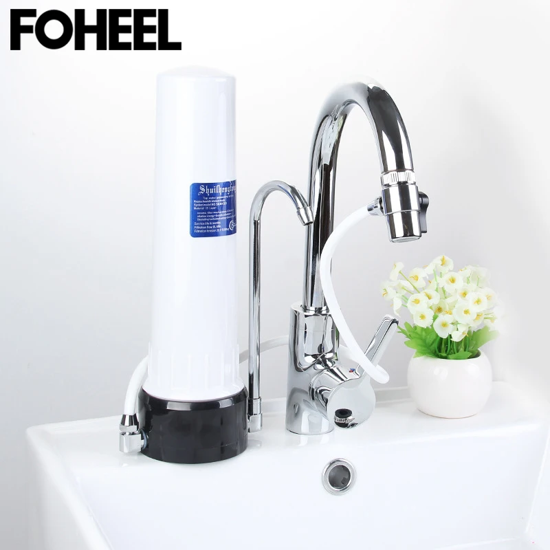 FOHEEL Water Filter Desktop Single-Stage Water Purifier Healthy Ceramic Cartridge Home Kitchen Tap Faucet Water Filter
FOHEEL Water Filter Desktop Single-Stage Water Purifier Healthy Ceramic Cartridge Home Kitchen Tap Faucet Water Filter