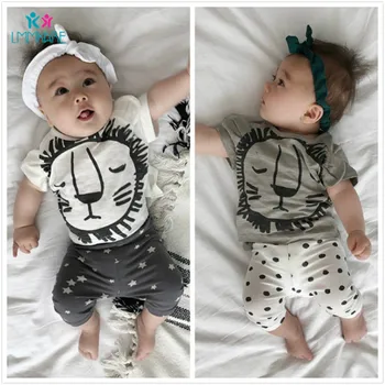2Pcs/Set Baby T-Shirt Shorts Cotton Short-sleeved Cute Cartoon Lion Pattern Baby Clothes Summer Breathable Baby T-shirt Unisex
2Pcs/Set Baby T-Shirt Shorts Cotton Short-sleeved Cute Cartoon Lion Pattern Baby Clothes Summer Breathable Baby T-shirt Unisex