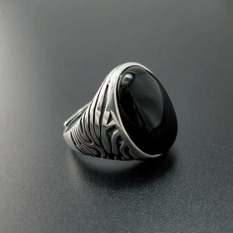 Solid Silver 925 Natural Black Onyx Stone Rings Men Large Wide Band Ring100% Real 925 Sterling Silver Vintage Mens Jewelry Gifts
Solid Silver 925 Natural Black Onyx Stone Rings Men Large Wide Band Ring100% Real 925 Sterling Silver Vintage Mens Jewelry Gifts