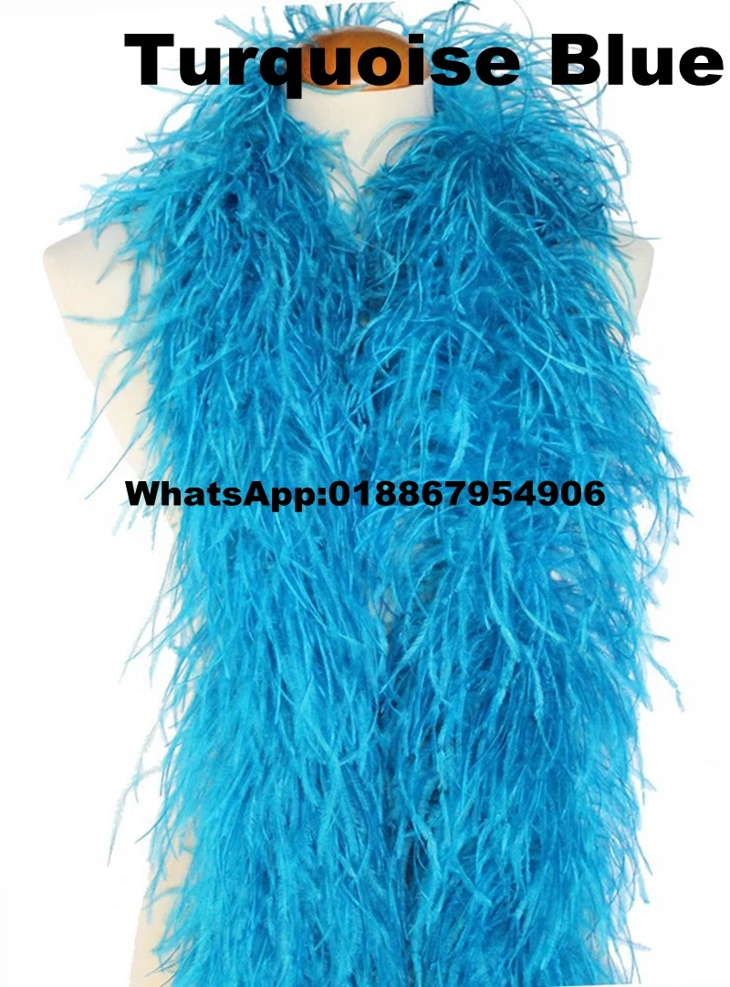 10meters/lot 8ply Exporting Good Quality Dyed Turquoise Blue Ostrich Feather Boas
10meters/lot 8ply Exporting Good Quality Dyed Turquoise Blue Ostrich Feather Boas