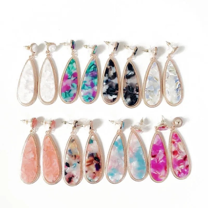 ZWPON 2018 New Designer Large Acetate Teardrop Dangle Earrings Women Fashion Long Earrings Jewelry Statement Earrings Wholesale
ZWPON 2018 New Designer Large Acetate Teardrop Dangle Earrings Women Fashion Long Earrings Jewelry Statement Earrings Wholesale