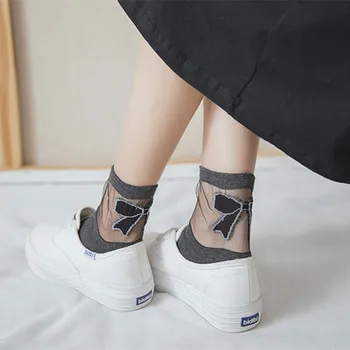 2018 Fashion Korean Style Meia Transparente Socks Skarpetki Damskie Soft Comfy Sheer Silk Cotton Elastic Trim Women's Socks 
2018 Fashion Korean Style Meia Transparente Socks Skarpetki Damskie Soft Comfy Sheer Silk Cotton Elastic Trim Women's Socks