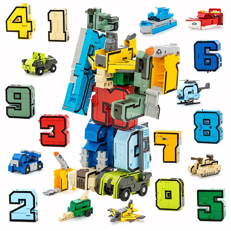 10 in 1 Robot Bricks Creative Assembling Educational Action Figures Transformer Number Building Block Kids Toys For Child Gifts
10 in 1 Robot Bricks Creative Assembling Educational Action Figures Transformer Number Building Block Kids Toys For Child Gifts