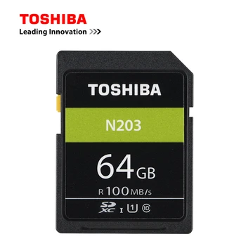 

Original TOSHIBA SD Card 32GB 64GB 128GB SDHC SDXC UHS-I U1 Flash Memory SD Card Class10 100MB/S Camera Card For Full HD Canon