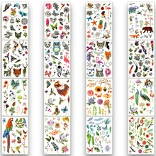 Temporary tattoo waterproof fake tattoo sticker color water transfer Paper beautiful body art animal parrot Flower bird pattern
Temporary tattoo waterproof fake tattoo sticker color water transfer Paper beautiful body art animal parrot Flower bird pattern