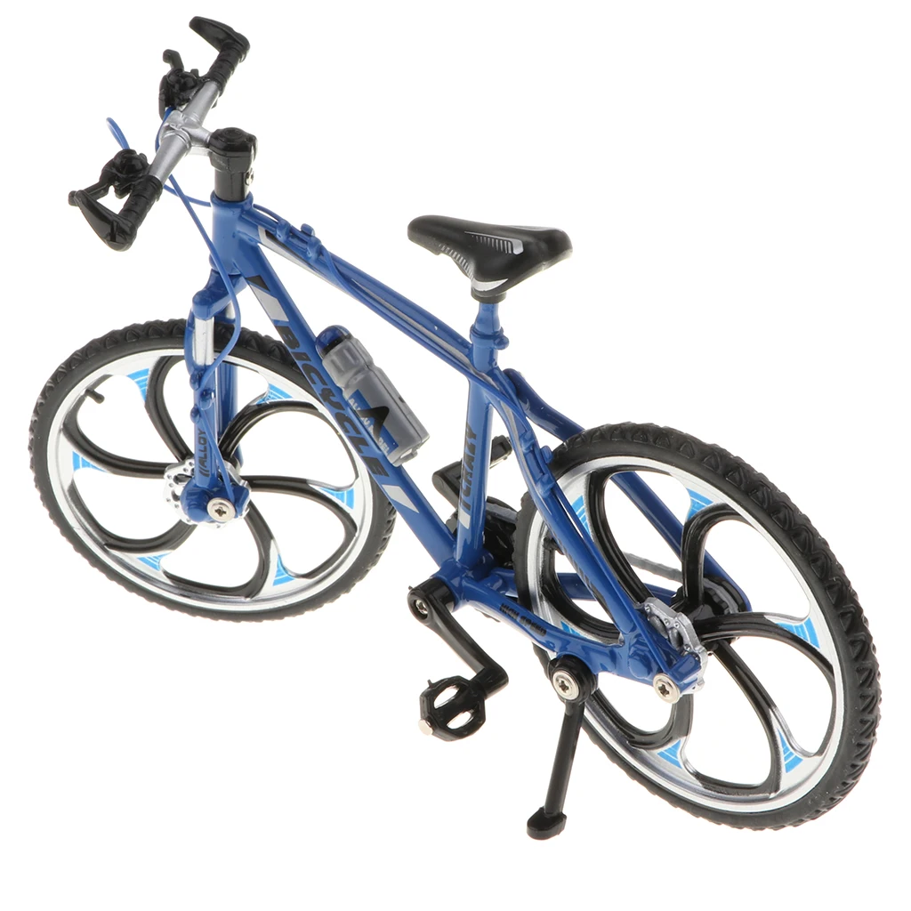 1:10 Scale Metal Alloy Diecast Bike Model Blue Foldable Handicraft Bicycle Toy for Kids Gift Collection Home Decor 1:10 Scale Metal Alloy Diecast Bike Model Blue Foldable Handicraft Bicycle Toy for Kids Gift Collection Home Decor