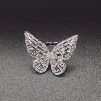 Butterfly Design AAA Cubic Zirconia Stone Ring For Women Luxury Finger Accessories
Butterfly Design AAA Cubic Zirconia Stone Ring For Women Luxury Finger Accessories