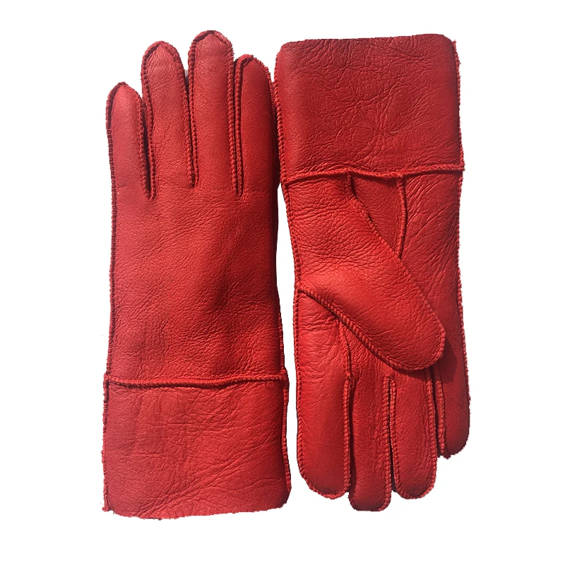 Women Winter Leather Gloves New 100% Real Leather Gloves Sheepskin Ladies Warm Gloves & Mittens Thicken Hand Warmer Red N32
Women Winter Leather Gloves New 100% Real Leather Gloves Sheepskin Ladies Warm Gloves & Mittens Thicken Hand Warmer Red N32