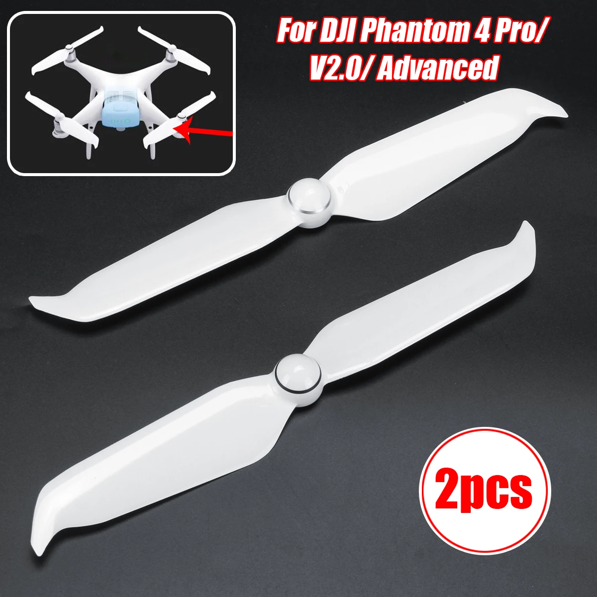2pcs Low noise Propeller Blade For DJI Phantom 4 Pro/ V2.0/ Durable Advanced Drone Accessories
2pcs Low noise Propeller Blade For DJI Phantom 4 Pro/ V2.0/ Durable Advanced Drone Accessories