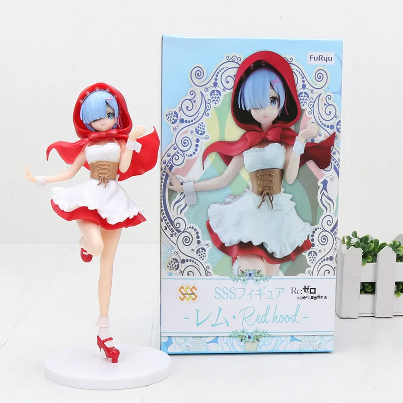 Re : Life in a different world from zero Rem Ram red cloak red hood cheongsam swimsuit PVC Action Figure toys
Re : Life in a different world from zero Rem Ram red cloak red hood cheongsam swimsuit PVC Action Figure toys