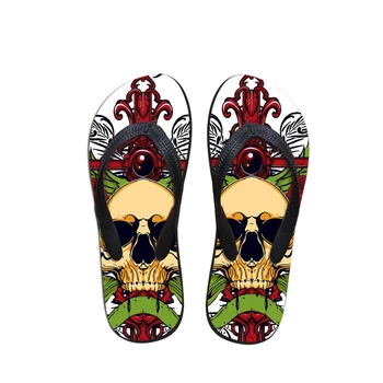 Customized Men Slippers Punk Skull Pattern Fashion Flip Flops With Soft Sole Trendy Easy To Match Men Summer Shoes Dropshipping
Customized Men Slippers Punk Skull Pattern Fashion Flip Flops With Soft Sole Trendy Easy To Match Men Summer Shoes Dropshipping