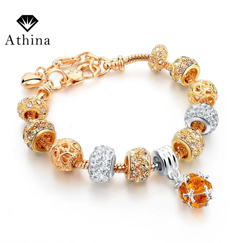 2018 Gold Chain Bracelets For Women Round Charm Bracelets & Bangles Luxury DIY Jewelry Pulseira Masculina SBR160011
2018 Gold Chain Bracelets For Women Round Charm Bracelets & Bangles Luxury DIY Jewelry Pulseira Masculina SBR160011