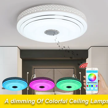 2019 New rgb dimming 36W LED ceiling light with Bluetooth and music 90-260V modern LED ceiling light for 15-30 square meters
2019 New rgb dimming 36W LED ceiling light with Bluetooth and music 90-260V modern LED ceiling light for 15-30 square meters