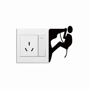 KG-260 Rock Climber On Light Switch Sticker Creative Cartoon Climber Vinyl Wall Sticker Home Wallpaper
KG-260 Rock Climber On Light Switch Sticker Creative Cartoon Climber Vinyl Wall Sticker Home Wallpaper