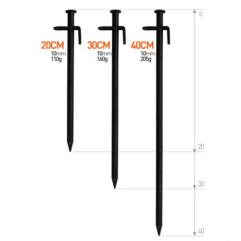 5Pcs/lot Heavy Duty Cast Iron Tent Guy Line Ground Peg Hook Canopy Awning Stake Snow Beach Camping Hiking Outoor
5Pcs/lot Heavy Duty Cast Iron Tent Guy Line Ground Peg Hook Canopy Awning Stake Snow Beach Camping Hiking Outoor