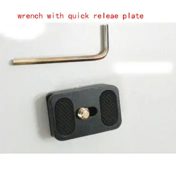 Mini Black Quick Release Plate for Tripod Ball Head Compatible with Arca, RRS, Manfrotto, Gitzo, Benro Clamps
Mini Black Quick Release Plate for Tripod Ball Head Compatible with Arca, RRS, Manfrotto, Gitzo, Benro Clamps