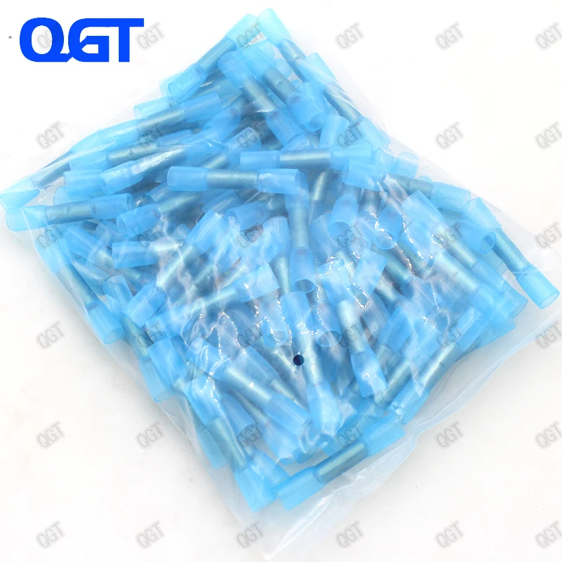 100PCS BHT2 Heat Shrinkable Butt Waterproof Connector 16-14AWG 1.5-2.5mm2 Splice Butt Heat Shrink Tube Joint Crimp Terminal
100PCS BHT2 Heat Shrinkable Butt Waterproof Connector 16-14AWG 1.5-2.5mm2 Splice Butt Heat Shrink Tube Joint Crimp Terminal