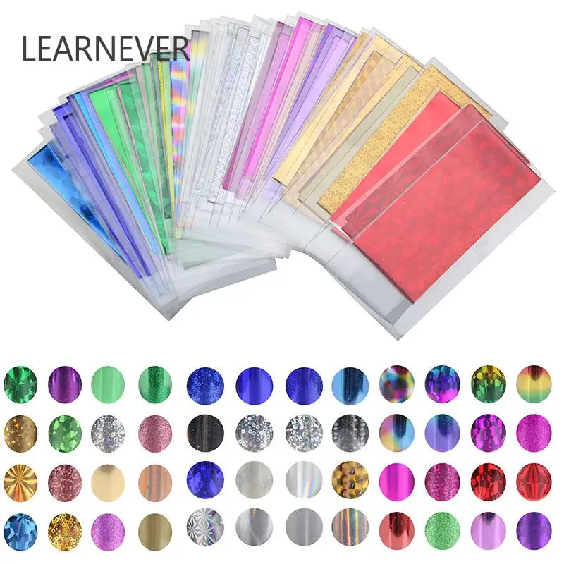 48 Styles/set 35 Cm * 4 Cm Mix Color Transfer Nail Sticker Decal For Polish Care Diy Foil Nail Art Star Design
48 Styles/set 35 Cm * 4 Cm Mix Color Transfer Nail Sticker Decal For Polish Care Diy Foil Nail Art Star Design