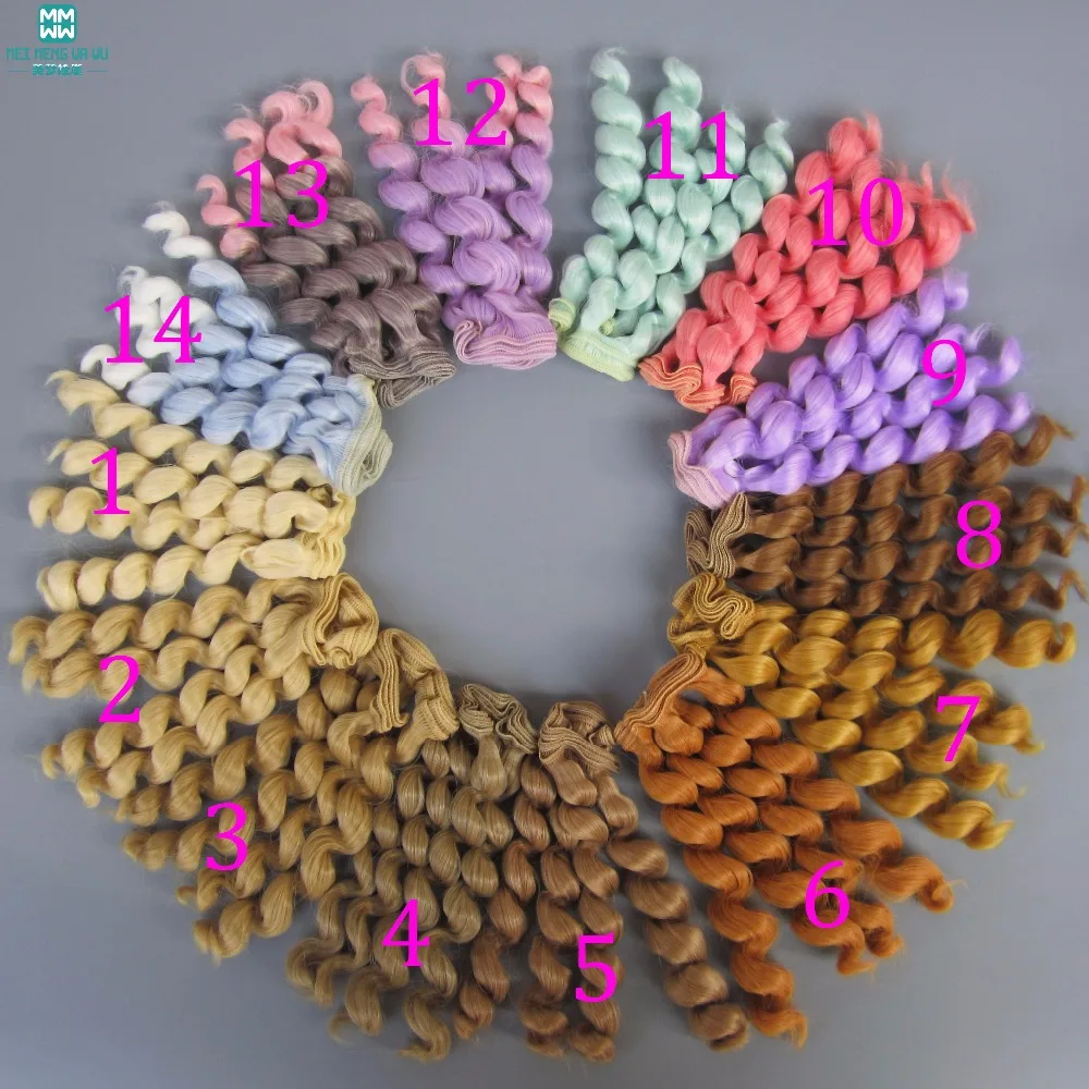 1pcs 15cm&25cm*100CM Four curls doll wigs/hair For 1/3 1/4 1/6 BJD/SD doll DIY wig Brown khaki light gold
1pcs 15cm&25cm*100CM Four curls doll wigs/hair For 1/3 1/4 1/6 BJD/SD doll DIY wig Brown khaki light gold