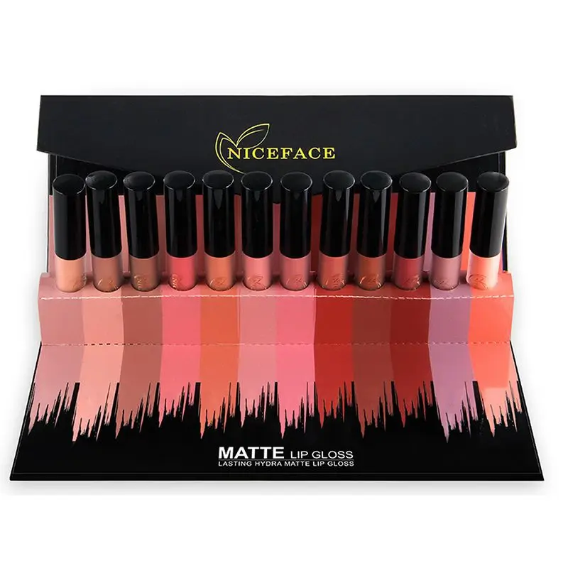 Pro 12 Color Gift Set Suit Lip Gloss Waterproof Moisturizer Nude Matte Metal Color Liquid Lipstick Sexy Lip Gloss
Pro 12 Color Gift Set Suit Lip Gloss Waterproof Moisturizer Nude Matte Metal Color Liquid Lipstick Sexy Lip Gloss