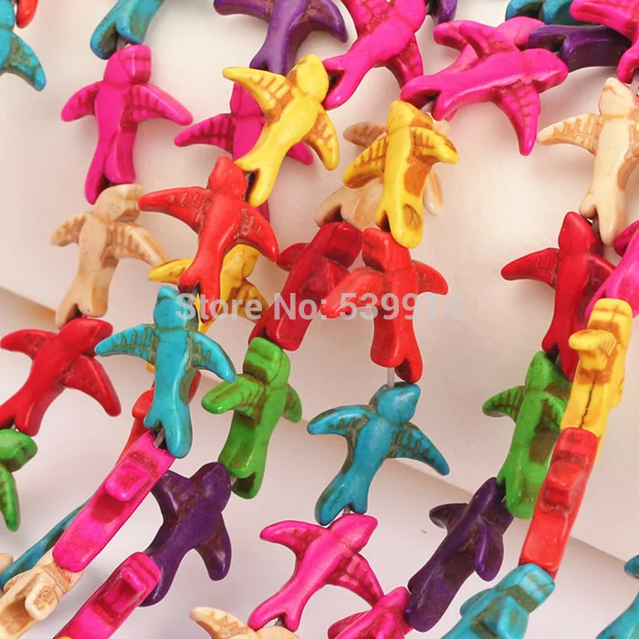 19*17mm Mix Color Bird Synthetic Stone Spacer Beads 100Pcs/Lot Charms Spacer Bead Handcrafts
19*17mm Mix Color Bird Synthetic Stone Spacer Beads 100Pcs/Lot Charms Spacer Bead Handcrafts