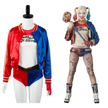 Batman Joker Suicide Squad Harley Quinn Uniform Daddy's Lil Monster Jacket Shorts T Shirt Cosplay Costume Women full set
Batman Joker Suicide Squad Harley Quinn Uniform Daddy's Lil Monster Jacket Shorts T Shirt Cosplay Costume Women full set