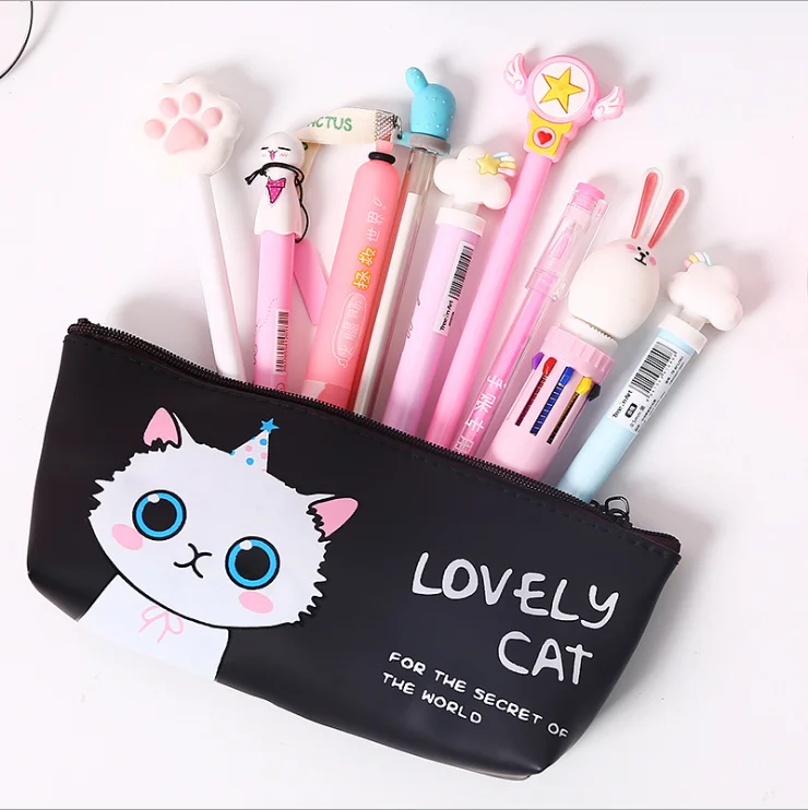 1PCS Pencil case box Cat Pen bag Student school waterproof stationery storage bag creative girl children gift Lovely cute office
1PCS Pencil case box Cat Pen bag Student school waterproof stationery storage bag creative girl children gift Lovely cute office
