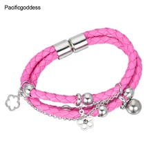 Bracelet&Bangles four color select leather Stainless Steel Bracelet Antique Bracelet Gothic Jewelry
Bracelet&Bangles four color select leather Stainless Steel Bracelet Antique Bracelet Gothic Jewelry
