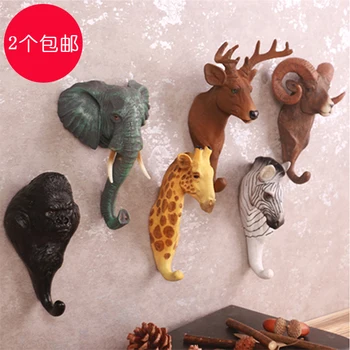 Cafe Americano hall bar shop wall hanging deer head Elephant Animal stereo creative personality decorative hook
Cafe Americano hall bar shop wall hanging deer head Elephant Animal stereo creative personality decorative hook