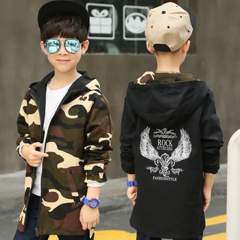 New Children's Jackets Boys Camouflage Windbreaker Long Sleeve Casual Trench For Kids 4-13Y Boys Clothes Spring Kids Ourterwear
New Children's Jackets Boys Camouflage Windbreaker Long Sleeve Casual Trench For Kids 4-13Y Boys Clothes Spring Kids Ourterwear